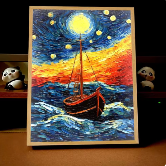 Van Gogh Art Anime LED-lampa